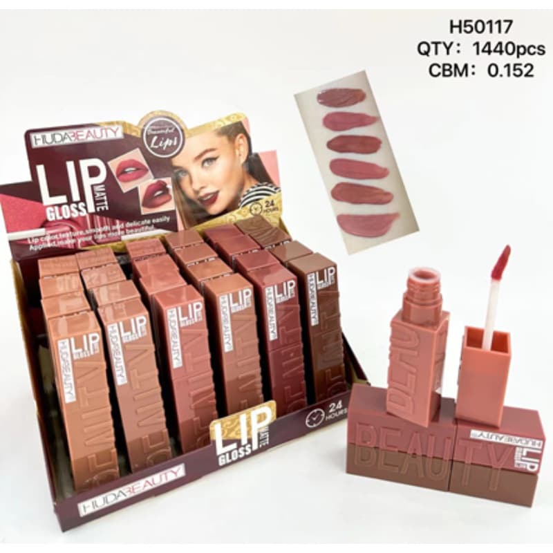 HUDA Beauty Matte Long-Lasting Lip Stain Velvet Non-Fading Lipstick