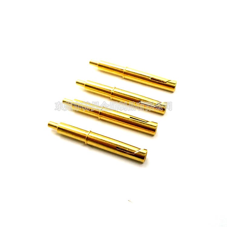 Center pin, aviation plug contacts, slotted sockets, multi-point contact for high reliability and stability.