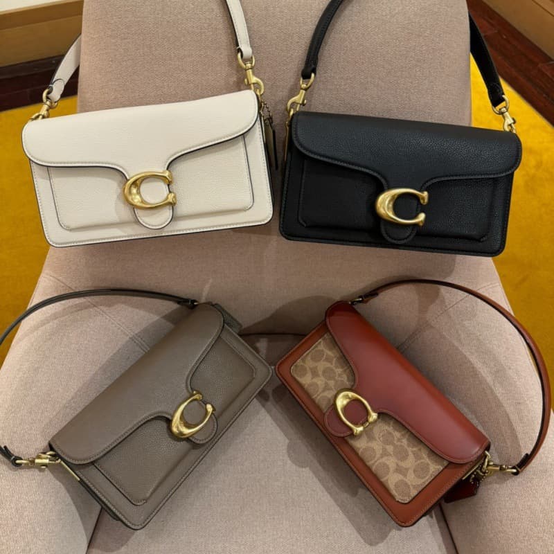 C's Tabby26 classic litchi pattern presbyopic underarm one-shoulder Dionysus bag, western style and versatile one-shoulder cross-body women's bag
