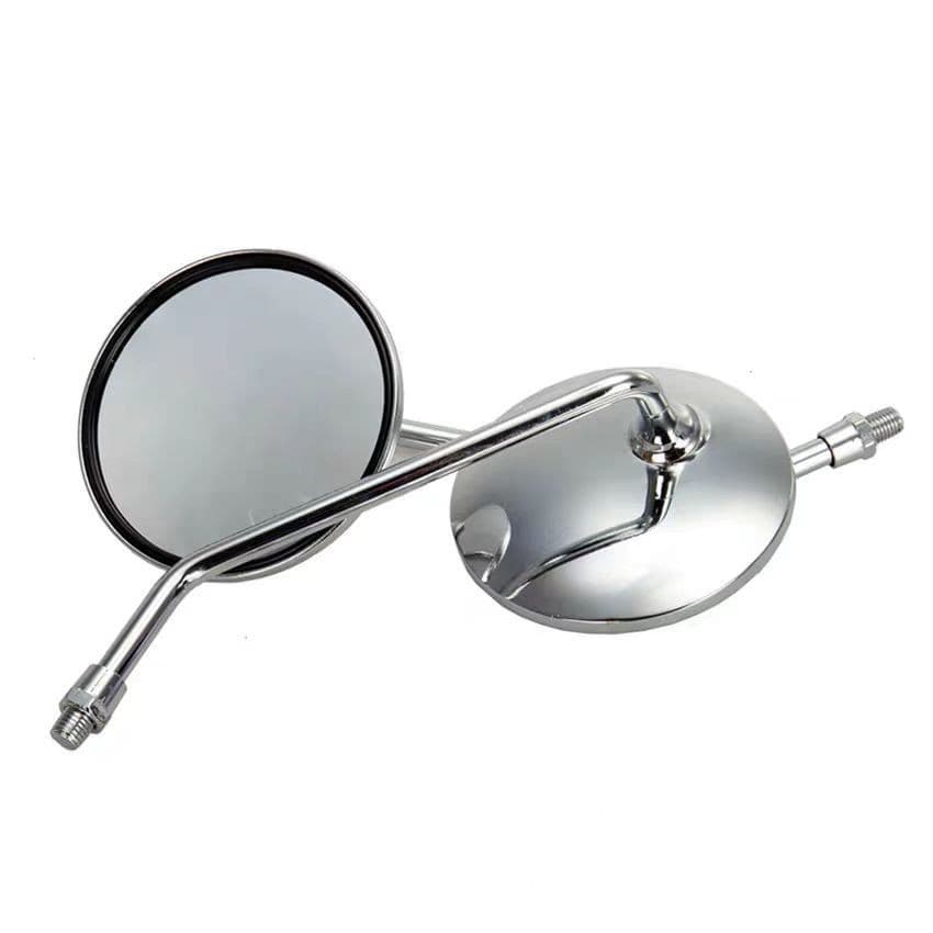 Xingfu 125 Motorcycle Accessories Modified Retro Metal Small Round Mirror Rearview Mirror Reflector Reverse Mirror In Stock