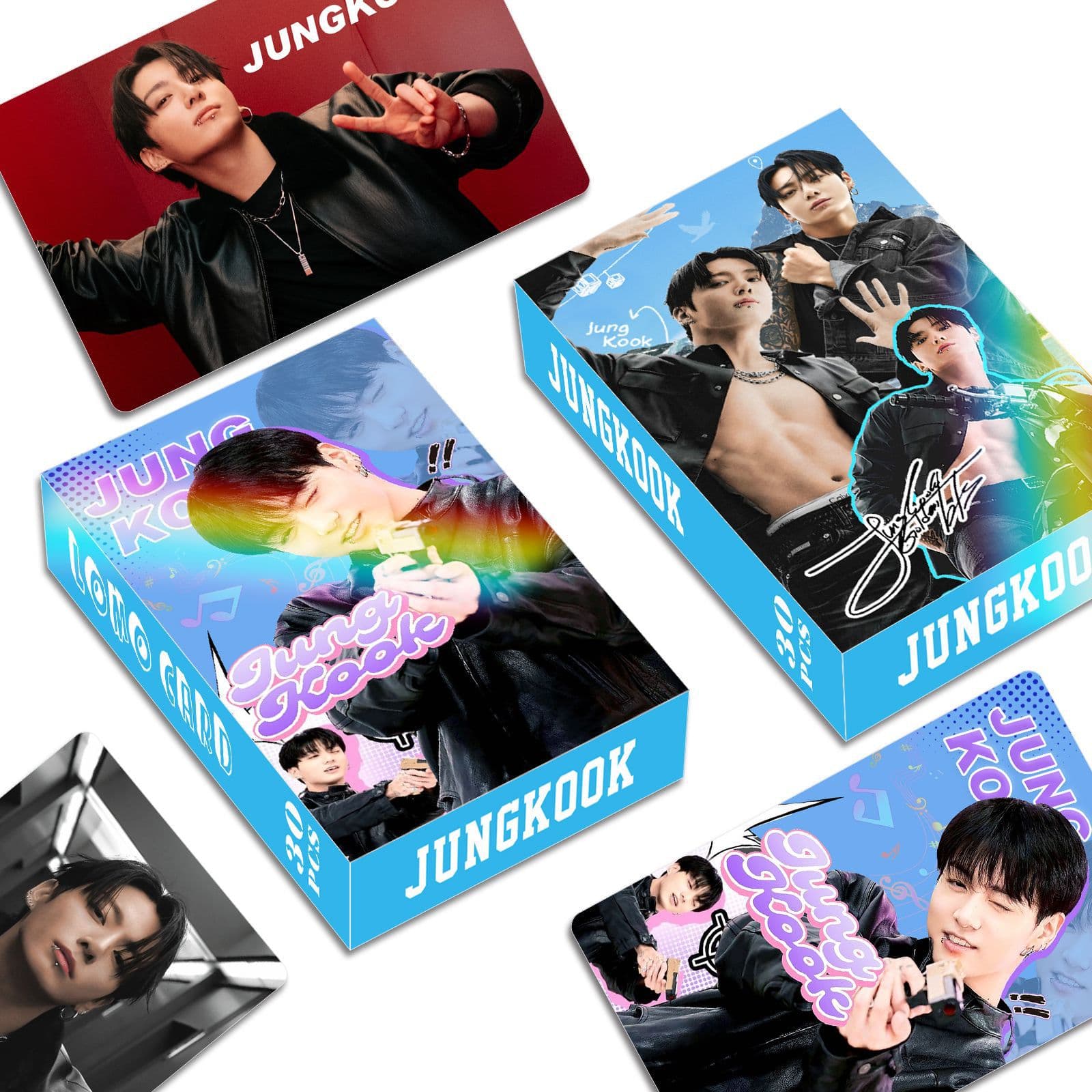 BTS member Jungkook photocard collection star support LOMO card in stock