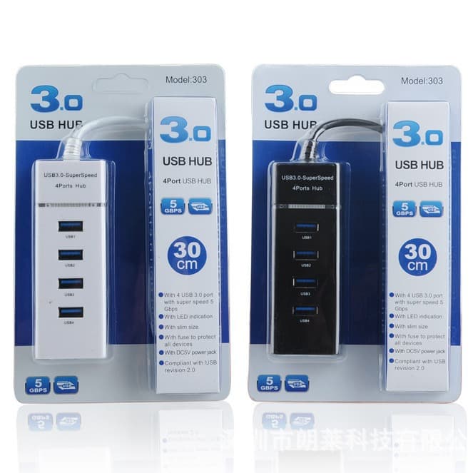 Factory Direct USB4 High-Speed Splitter USB 3.0 Multi-Port Expansion Computer One-to-Four Hub