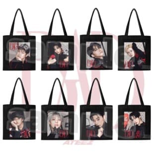 No Zipper ATEEZ Canvas Bag Choi San Park Seonghwa Min Gi Canvas Tote Zipper Canvas Bag