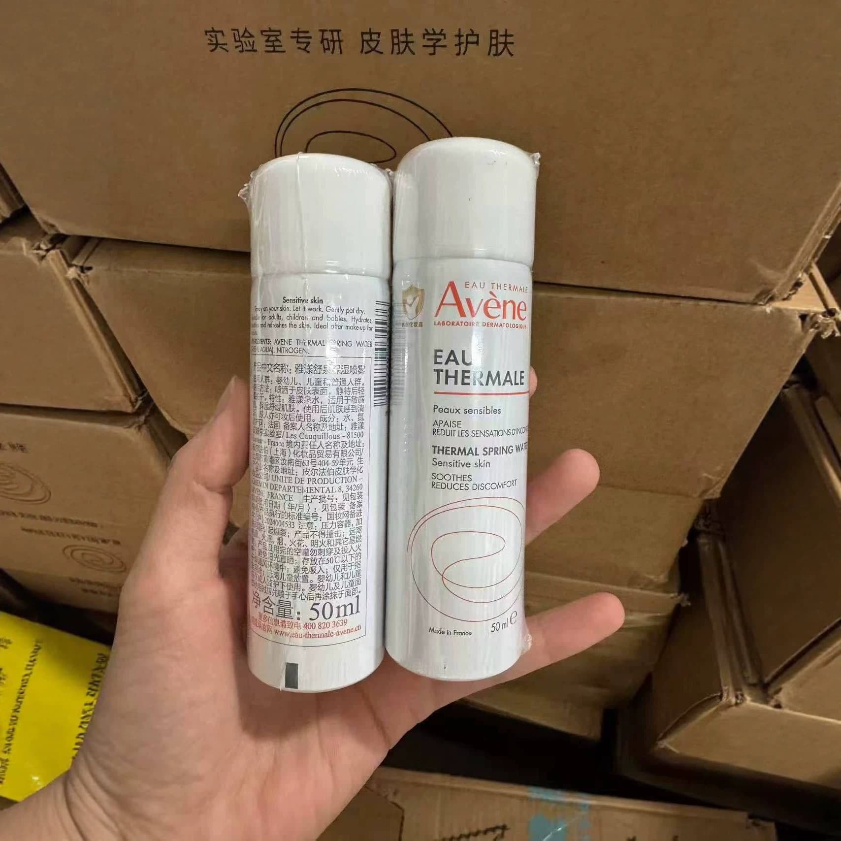 Avene Thermal Spring Water Spray Hydrating Moisturizing Setting Soothing Sensitive Skin Toner Full Body