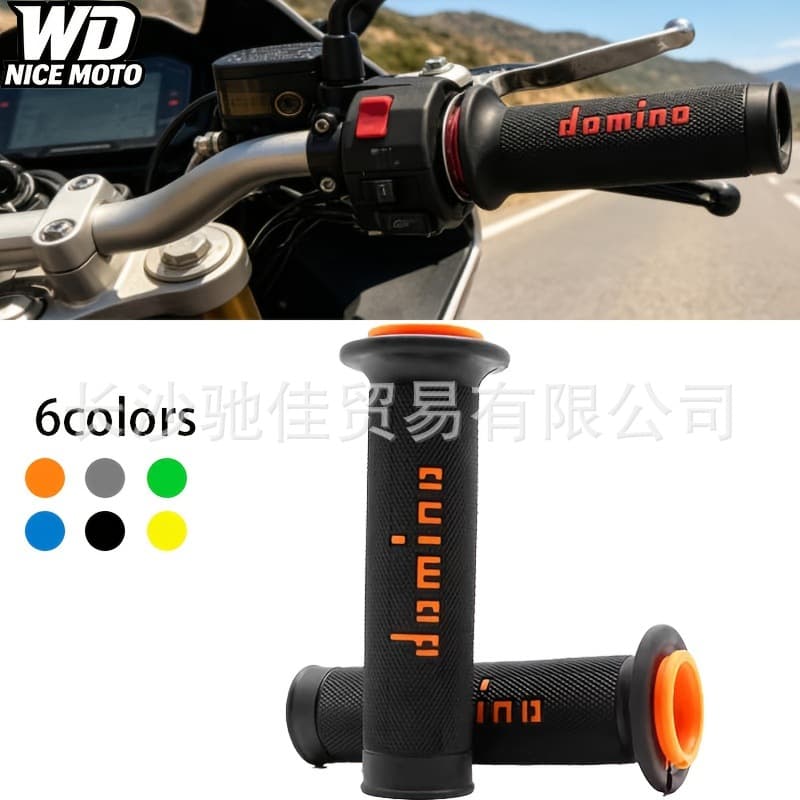 Cross-border hot selling universal motorcycle racing off-road vehicle modified handlebar cover electric handlebar gloves Domino Domino