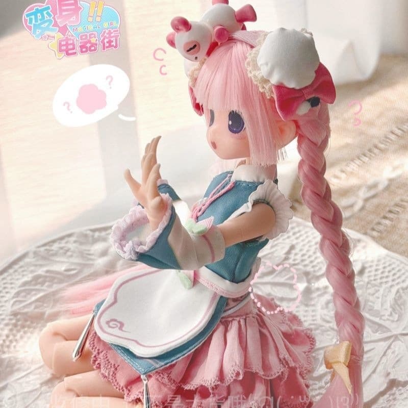 Transforming Electric Appliance Street Bjd Blind Box Special Edition Six Movable Figures Mjd Trendy Toy Figurine Display Gift