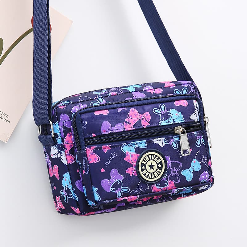 Cross-border Wholesale Middle-aged/Older Women's Bag Oxford Cloth Urban Simple Crossbody Bag Casual Street Stall Cashier Shoulder Bag