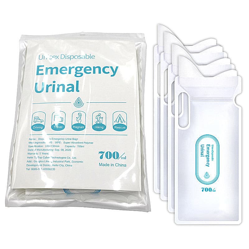 Car Emergency Urinal Bag Portable Disposable Urinal for Men and Women Universal Car Toilet Convenience Bag