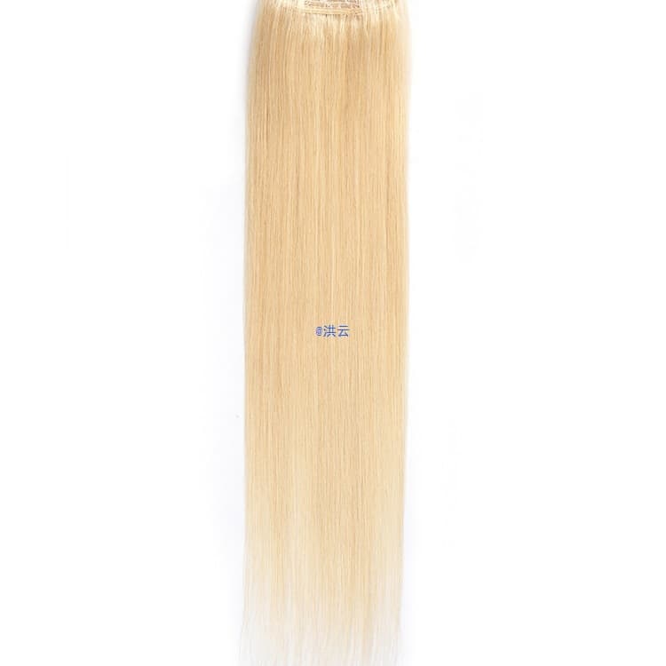 9-Level Color Real Hair Invisible Clip-In Hair Extensions, Colored Hair Clips, Voluminous Hair Toppers