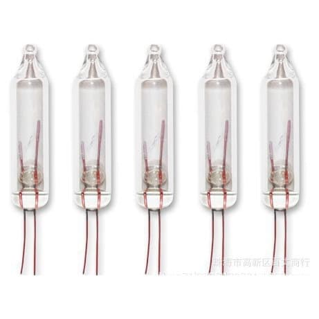 UL50 lamp 100 Christmas light string spare pull bulbs, 2.5V 0.175A small rice bulbs