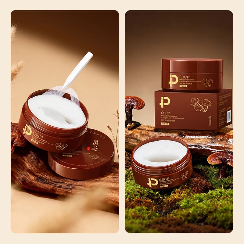 Business Cooperation xESCP Reishi Collagen Anti-Wrinkle Eye Mask Moisturizing Fine Line Reduction Eye Care Eye Patch Small Order Customization