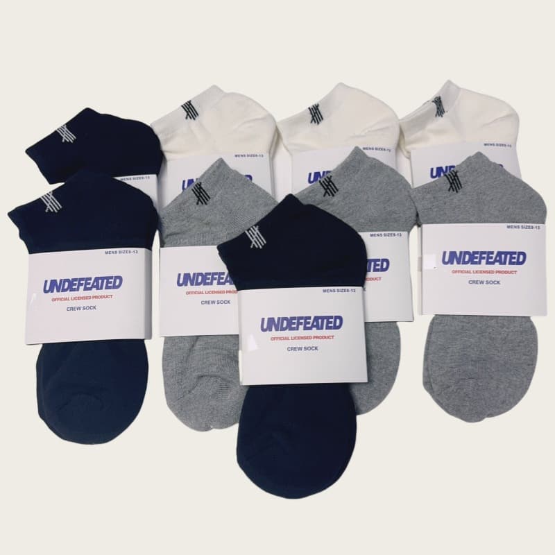 Five Stripes Undf Trendy Brand Socks for Men and Women Pure Cotton Casual Sports Socks Black and White Simple Socks Towel Socks Wholesale