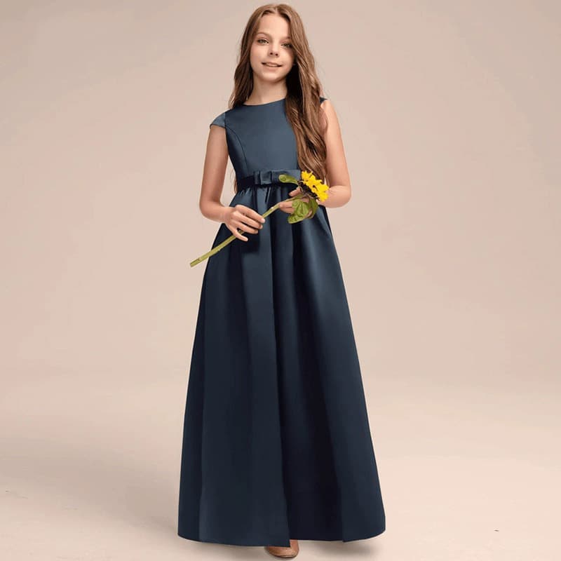 Children's Piano Performance Evening Dress Elegant Girl Little Host Princess Dress Little Flower Girl Export Formal Dress