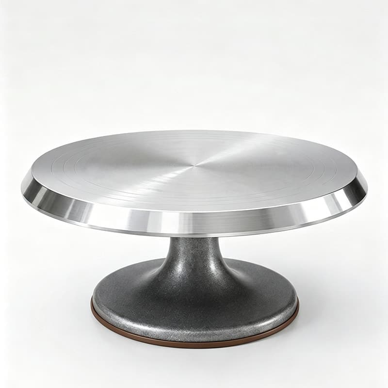 Factory Wholesale 12-Inch Cake Turntable Aluminum Alloy Cross-Border Cake Decorating Turntable Baking Tool Household Rotating Stand