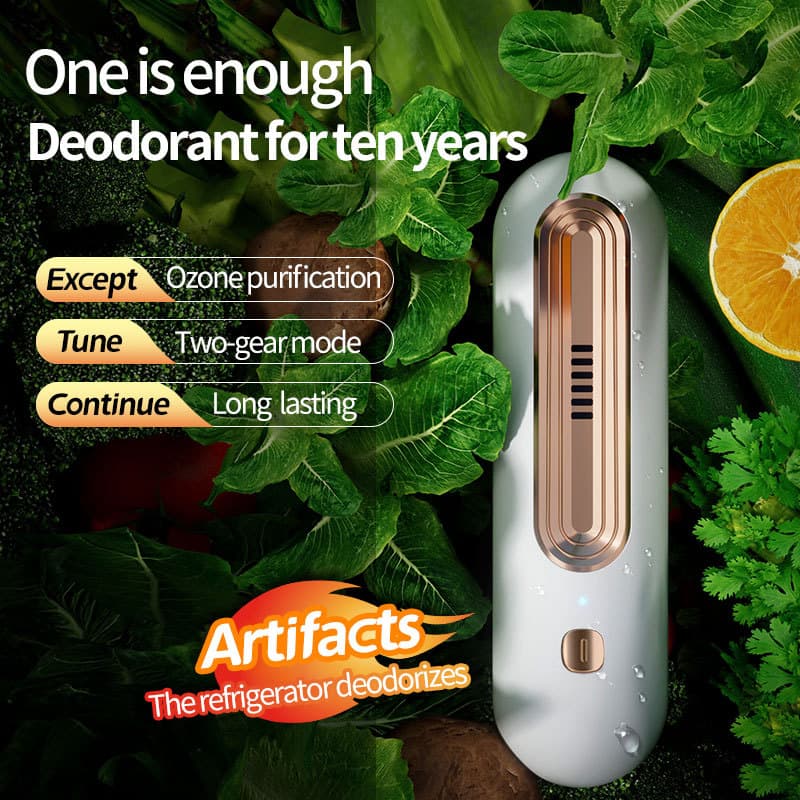 Cross-border Refrigerator Deodorizing Device Household Ozone Bacteria Deodorization Freshness Preservation Odor Removal Ozone Disinfection Air Purifier