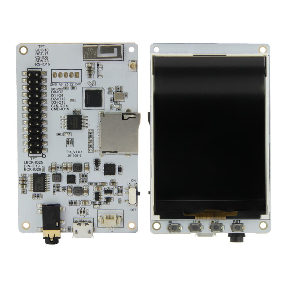 Ttgo Tm Music Album 2.4 Inch Pcm5102a Sd Card Mcu32 Wifi Bluetooth Module Electronic Component Development Kit
