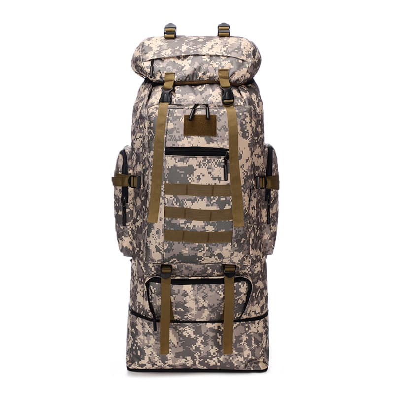 100L Large Capacity High Expansion Waterproof Military Outdoor Camping Hiking Travel Luggage Backpack for Men