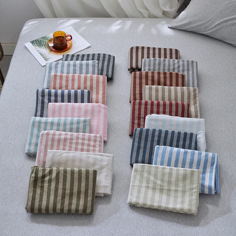 Wholesale price of single cotton jersey pillowcases. Knitted cotton single/double long pillowcases, order as many as you need.