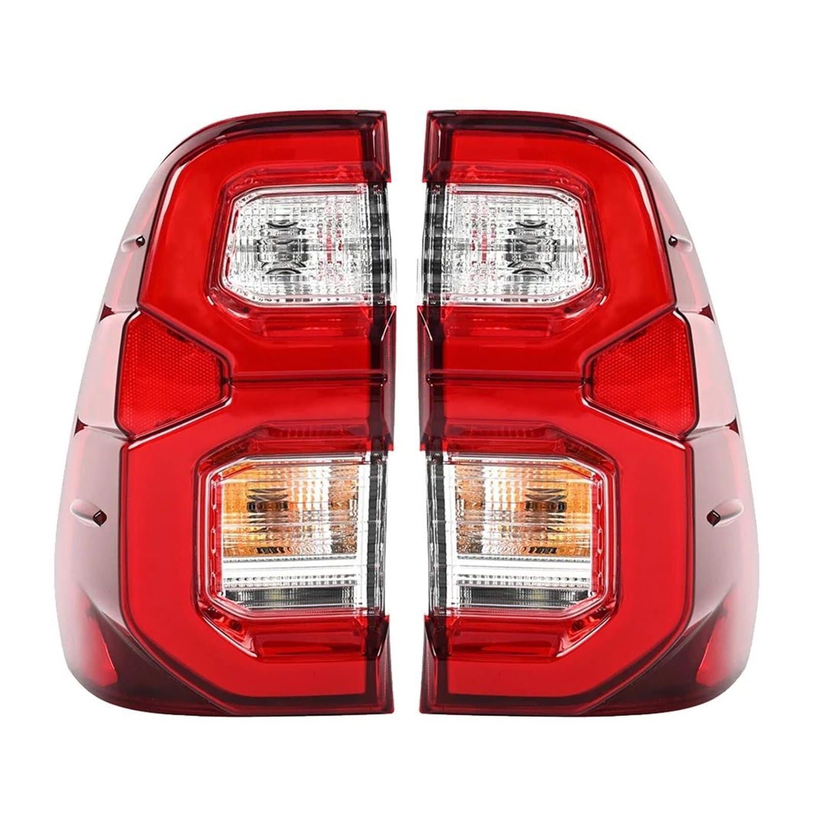 Suitable for Toyota's New 20/21/22 Model Hilux Revo Rear Tail Lights, Sold in Pairs