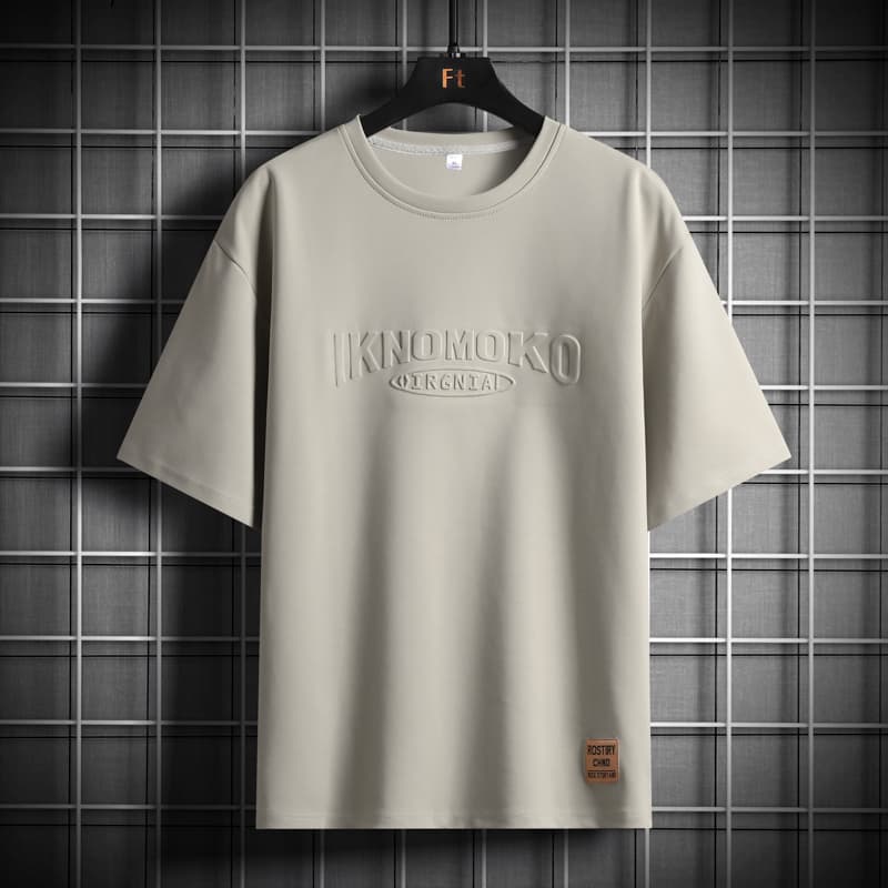 Big Belly Short Sleeve Men's Summer 2025 New Loose Plus Size T-Shirt for Overweight Men
