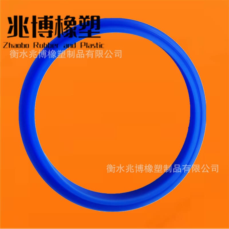 Blue polyurethane UN seal ring, hydraulic cylinder dust-proof oil seal, wear-resistant and tear-resistant shaft piston seal