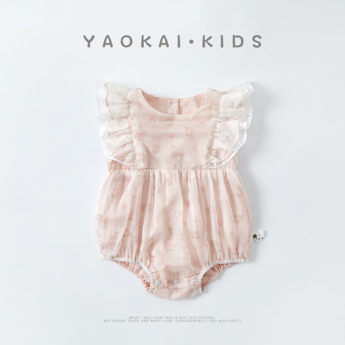 Newborn Mesh Harness Dress 2026 Summer New Infant and Toddler Fully Printed Flower Jumpsuit Girls Baby Coveralls
