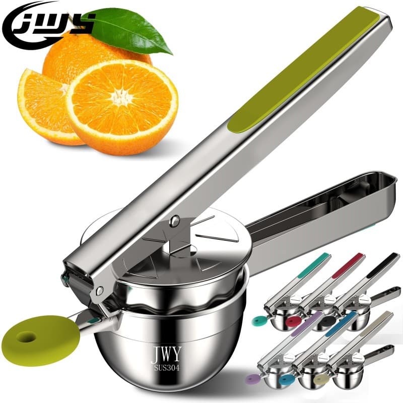 New Cross-Border 304 Stainless Steel Manual Juicer for Oranges, Lemons, Pomegranates, Large Fruit Juicer