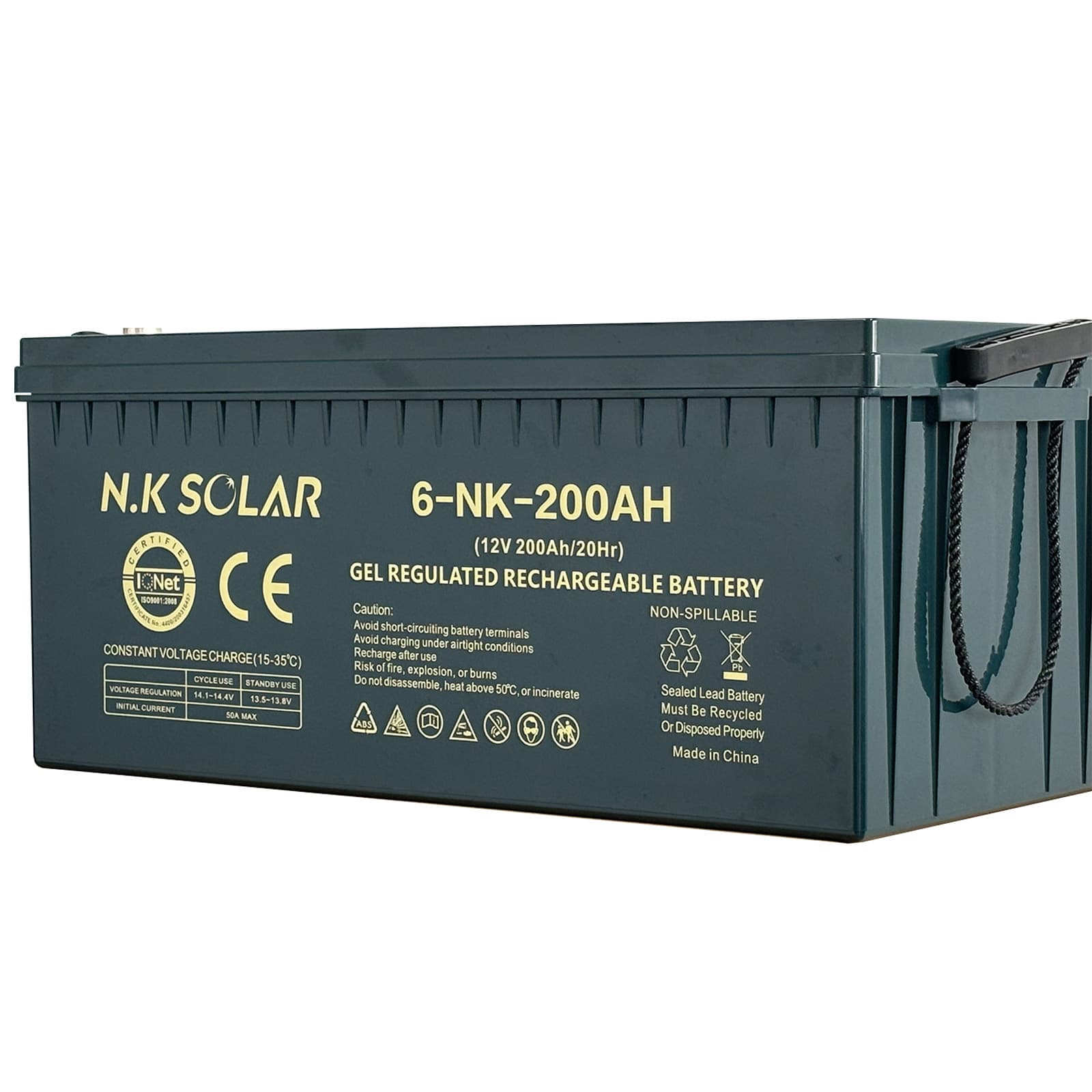 12V 200Ah Sealed Lead-Acid Battery Gel Battery Energy Storage Battery Wholesale gel battery