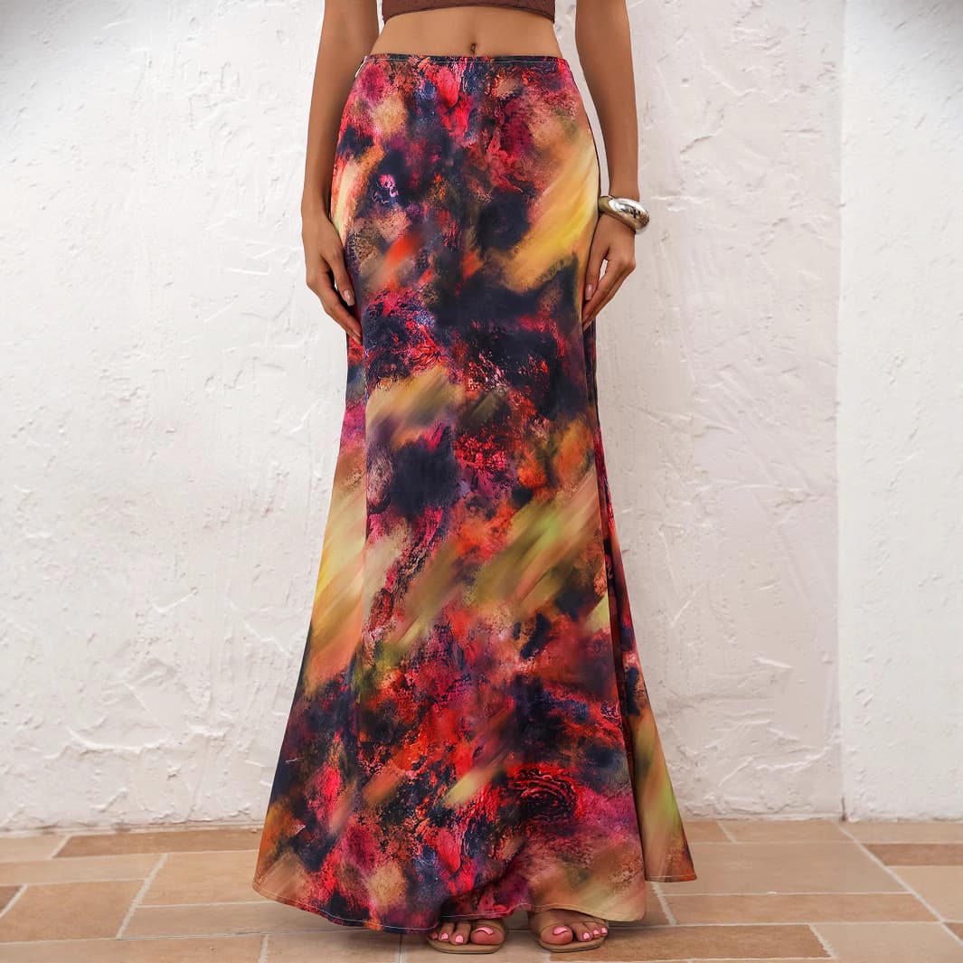 [Customizable] Amazon EU/US Cross-Border Women's Elegant Multi-Functional High-Waist Slimming Bodycon Skirt