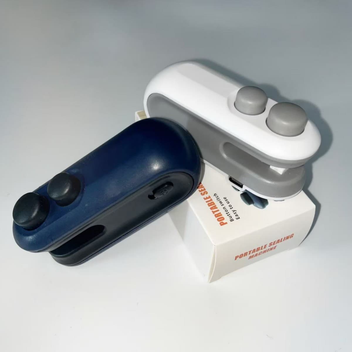 Cross-border Mini Sealing Machine, Dual Function Cutting and Sealing, Easy Button Operation to Prevent Hand Injury, Snack Freshness Sealer, Factory Direct
