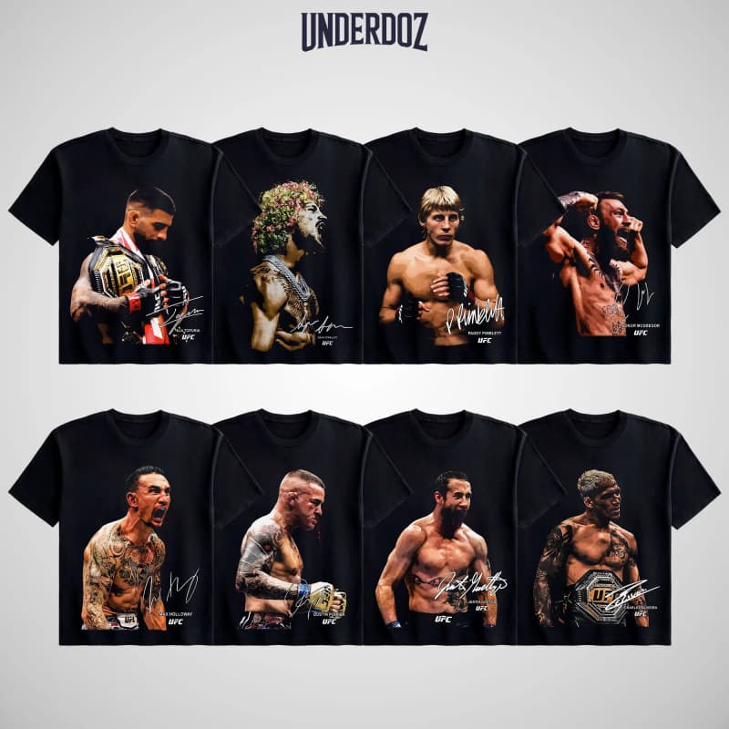 [Cross-border European Code] UFC Fighters Collection Tee, UFC Fighters T-Shirt