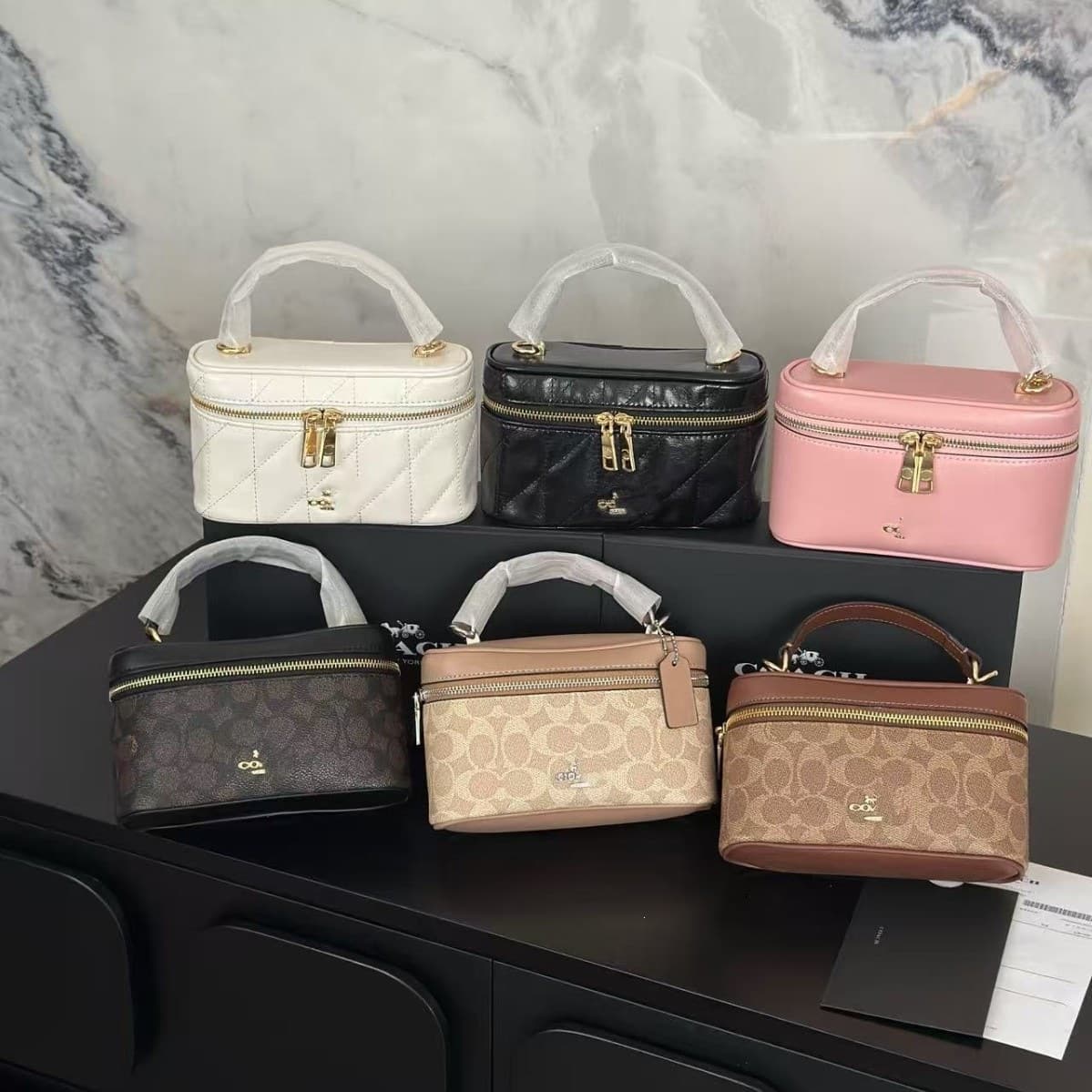 Kou C Family 2026 Rainer18 New Box Bag Shoulder Crossbody Handbag Cosmetic Box Women's Bag Summer