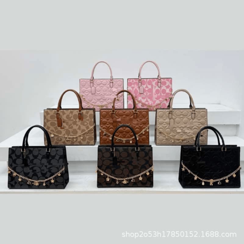 Cross-border hot selling C's tote bag classic presbyopia large capacity bag women's new shoulder crossbody bag totebags