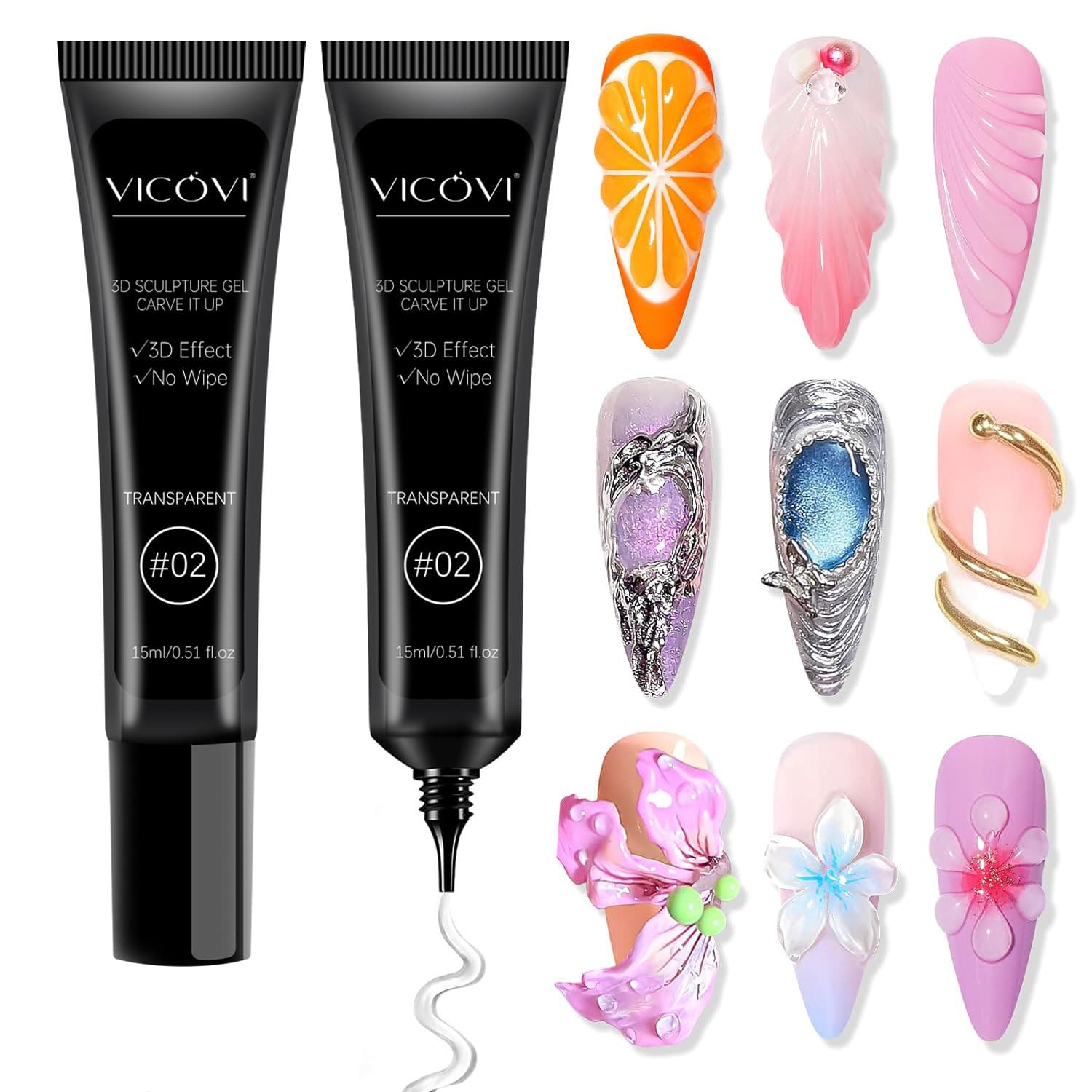 3D gel manicure sculpture gel nail glue three-in-one wipe-free gel factory waterproof functional gel nail polish glue