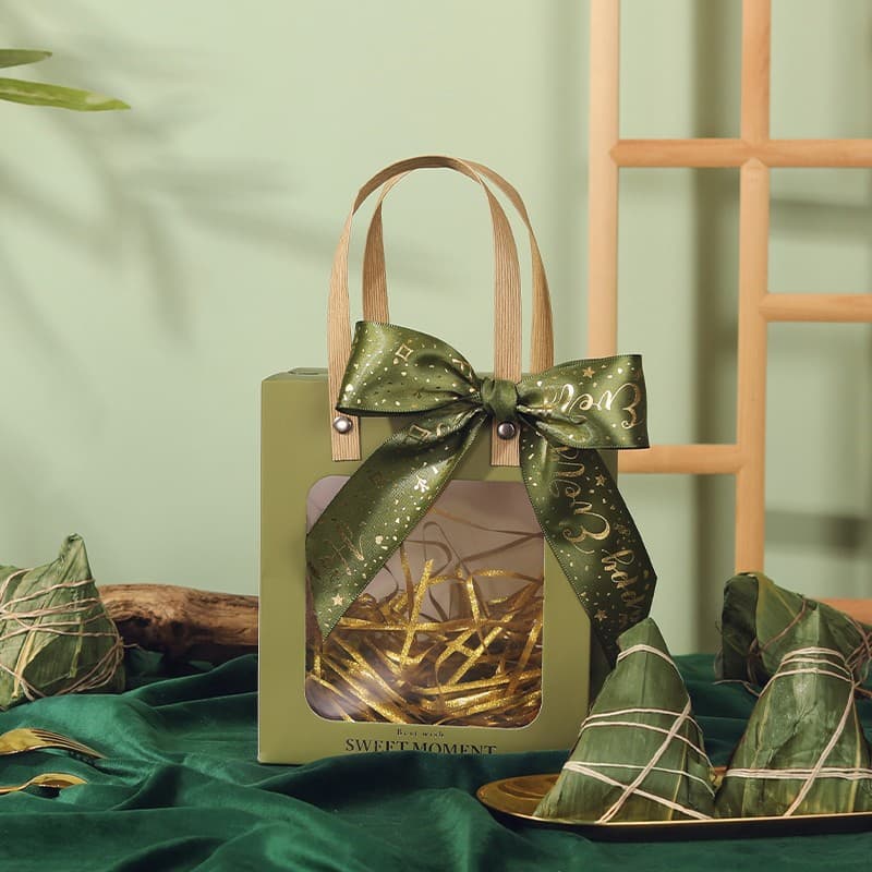 Mother's Day gift bags, in stock, with windowed design, perfect for birthdays, wedding gift boxes, and souvenir bags, wholesale.