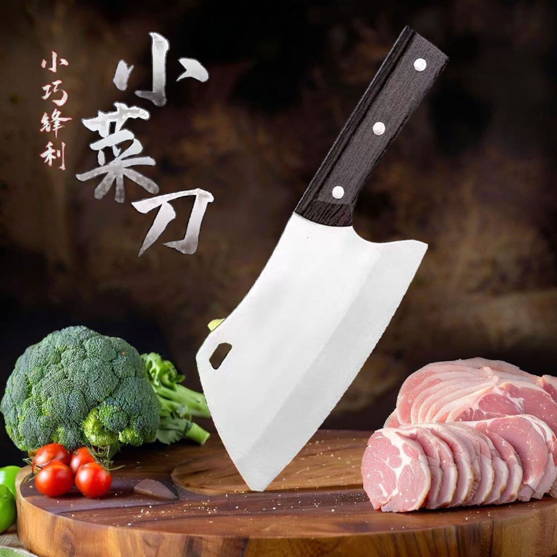 Stainless Steel Shark Knife, Ultra-Fast Lightweight Vegetable Slicing Knife, Ladies' Special Meat Knife for Home Use