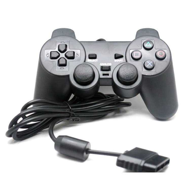 Factory Direct PS2 Vibration Game Controller PS2 Gamepad Wired Single Vibration P2 Wired Gamepad