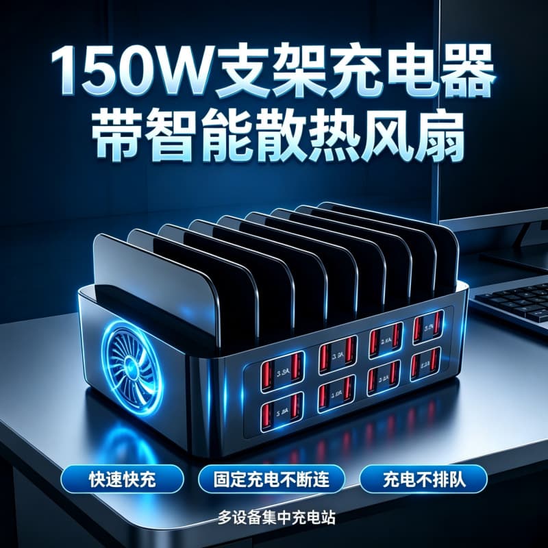 Cross-border special supply of 16-port USB charger studio, multiple mobile phone charging piles, multi-port brackets and multiple sockets
