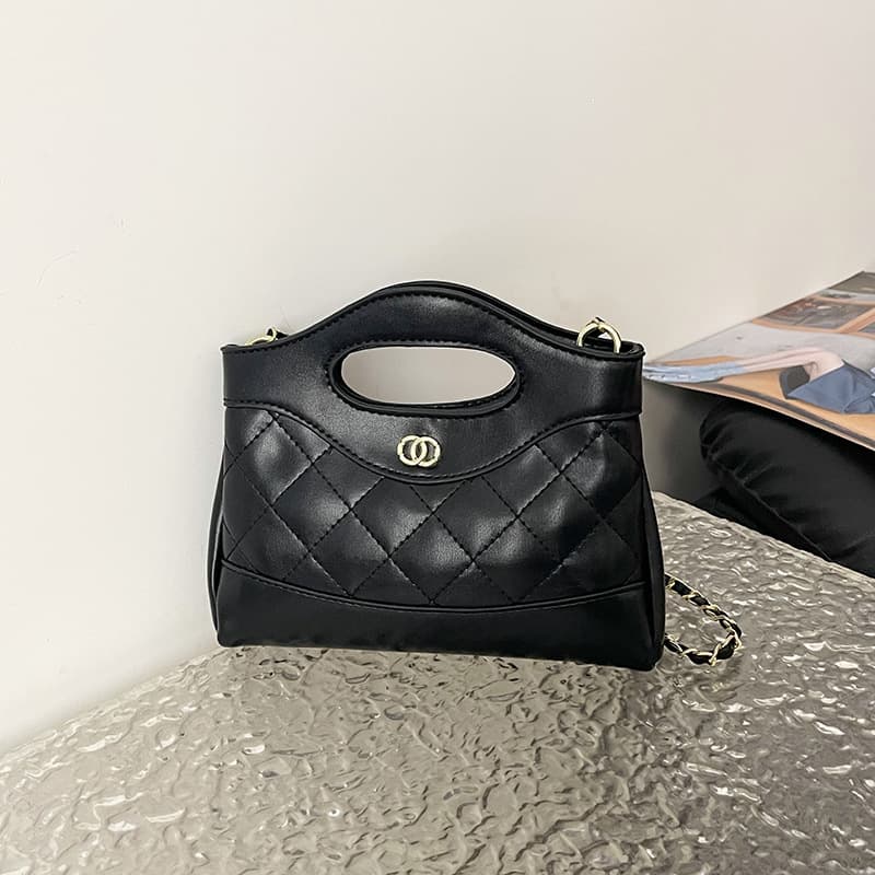 Light luxury hot style small fragrance women's bag rhombus embroidery thread shoulder envelope bag DIY niche cross-body chain bag
