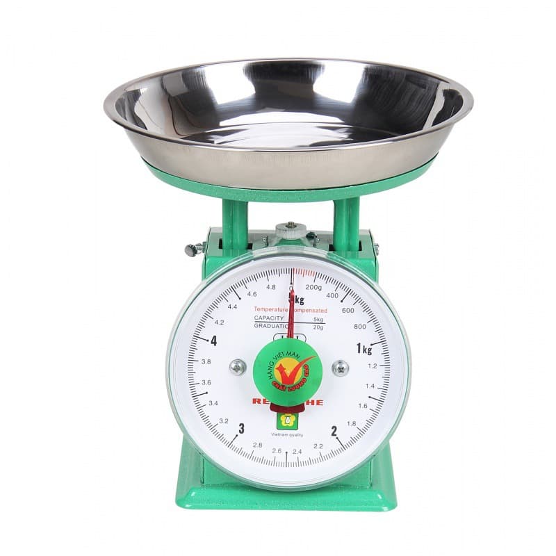 Pan Scale 1kg 5kg Household Small Bench Scale Food Tray Pan Scale Old Style with Plate Commercial Spring Scale