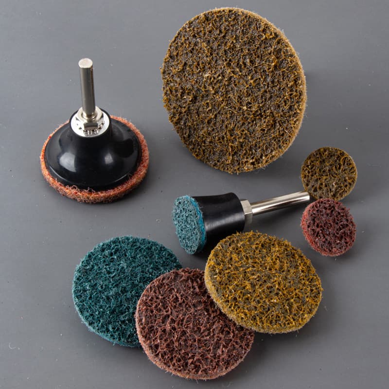 Nylon Torx Sanding Disc Non-Woven Lock-On Sanding Disc Polishing Pad Spiral Sanding Disc Nylon Twist Sanding Disc
