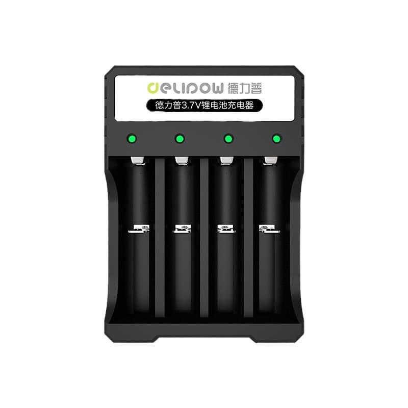Delipow 18650 Lithium Battery Charger 2-Slot 4-Slot 8-Slot Smart Indicator Light Charging 18650 Battery Charging Case