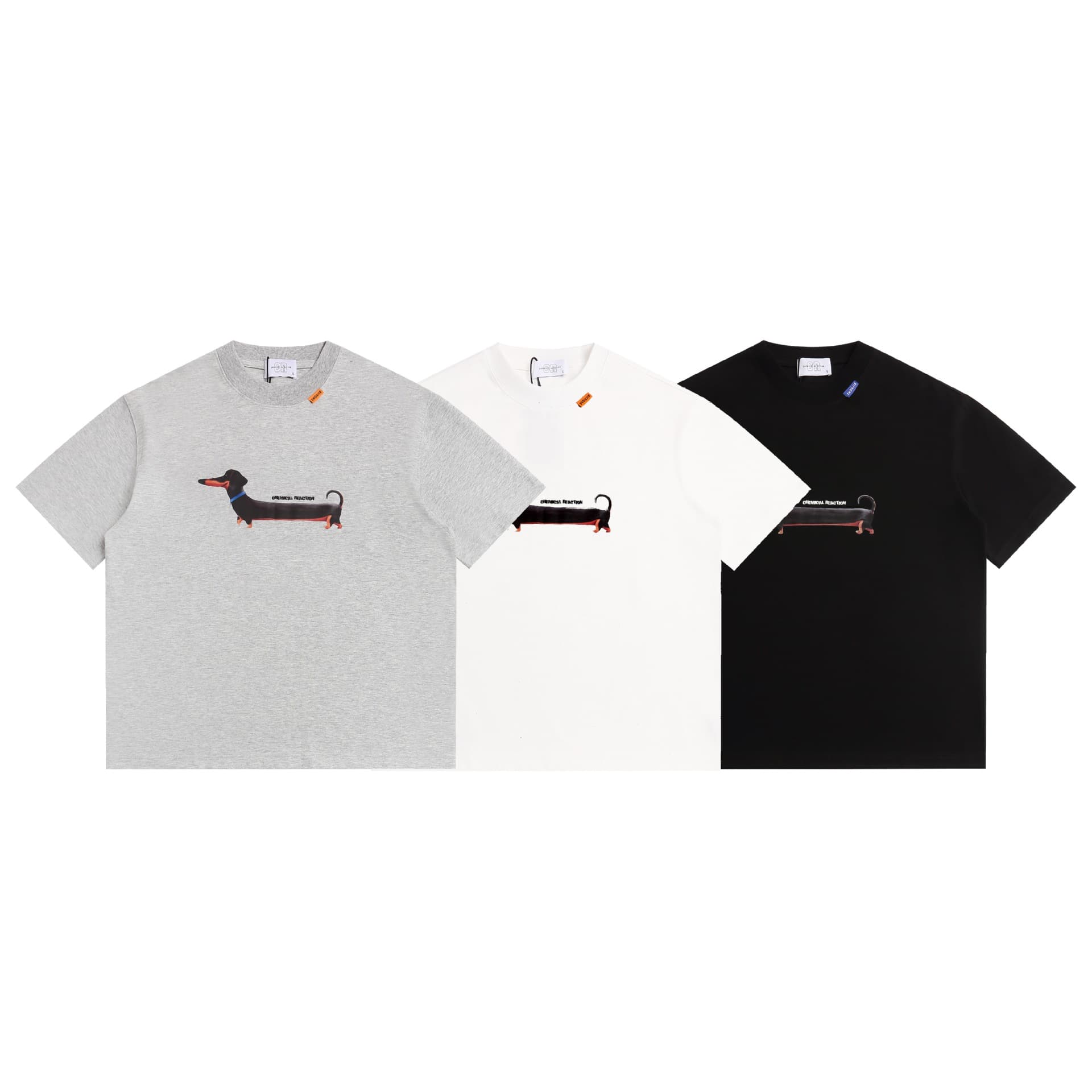 City Essentials 2026 Summer New Dachshund Dog Digital Direct Print Loose Fit Unisex Short Sleeve T-Shirt