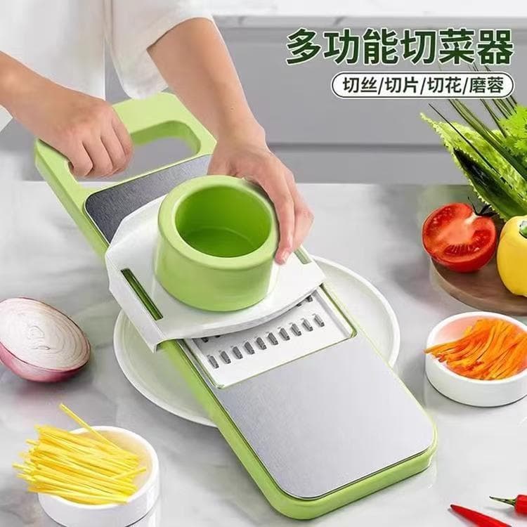 Shredder for Fine Strips like Radish, Multi-functional Safe Hand Guard Grater for Potatoes and Vegetables