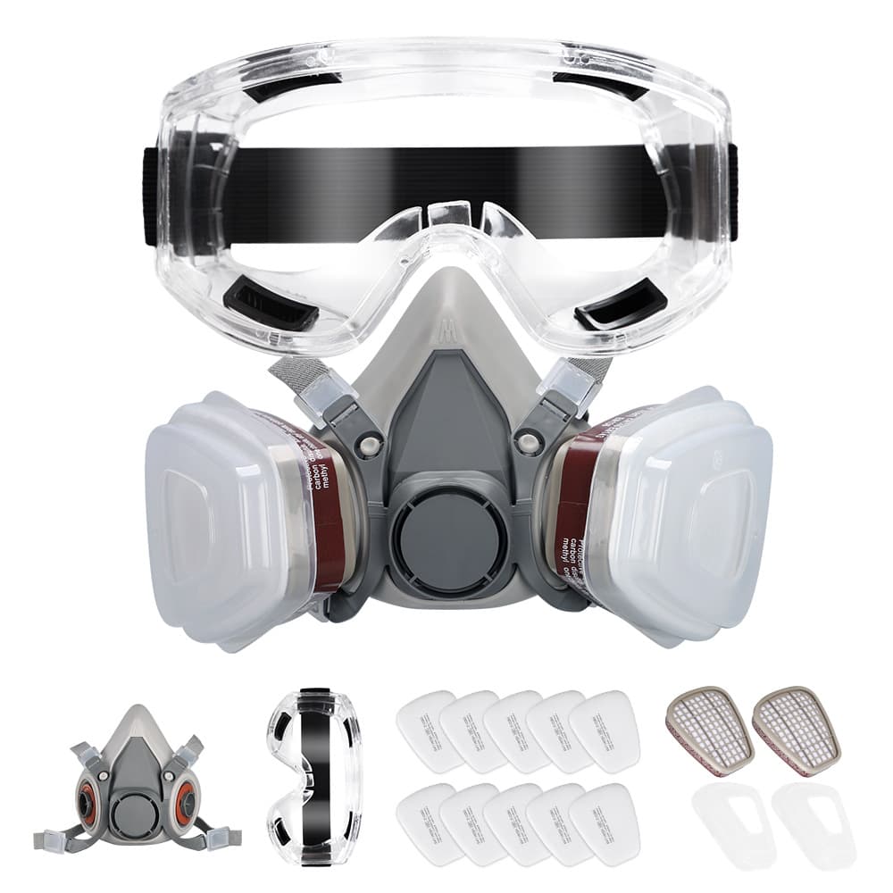 Gas Mask Spray Paint Pesticide Chemical Decoration Gas Formaldehyde 6200 with Protective Mask Cross-border First Generation Hair