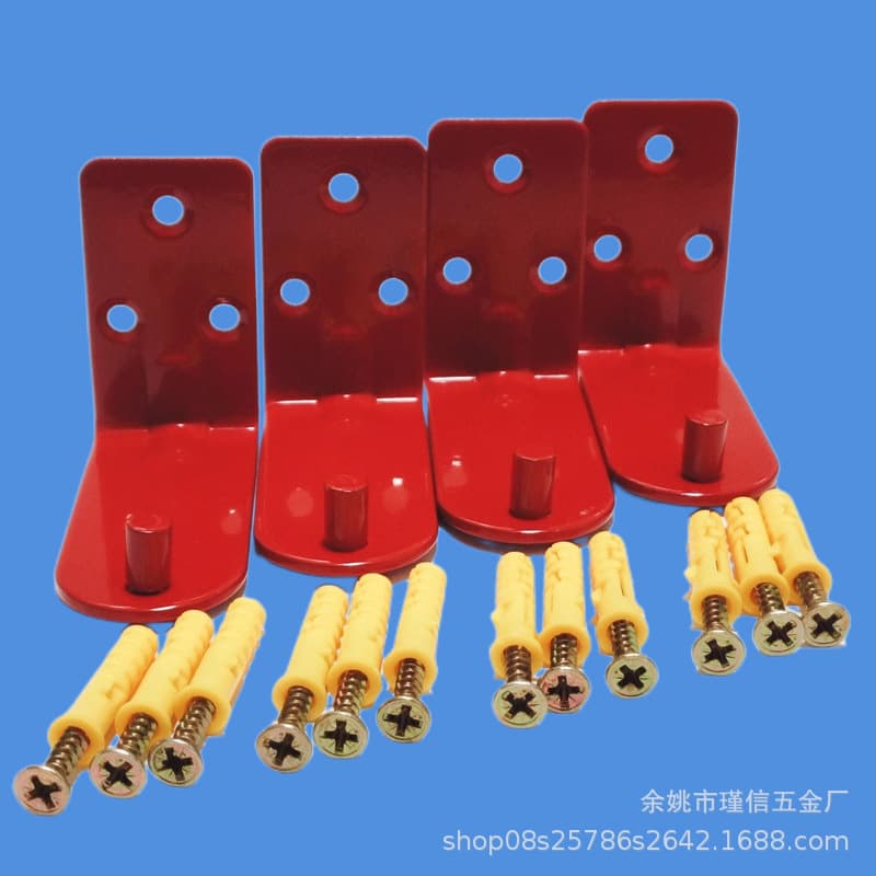JINXIN cross-border supply 6kg fire extinguisher hook wall-mounted fire safety 4-piece set with 12 expansion screws.
