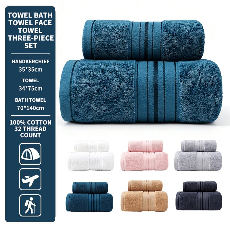 Cross-Border Pure Cotton Towels for Home Use, Adult Face Towels, Soft and Lint-Free, Wholesale Face Towels, Souvenir Towels Wholesale