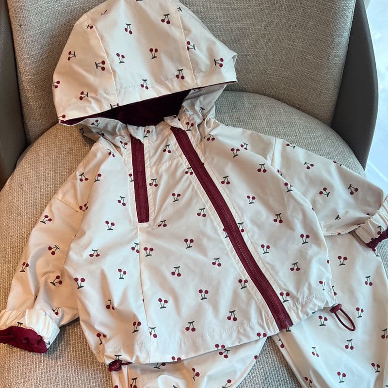 2025 Kids Boys Spring Autumn Windbreaker Set Children's Sportswear Two-Piece Baby Spring Autumn Jacket Toddler