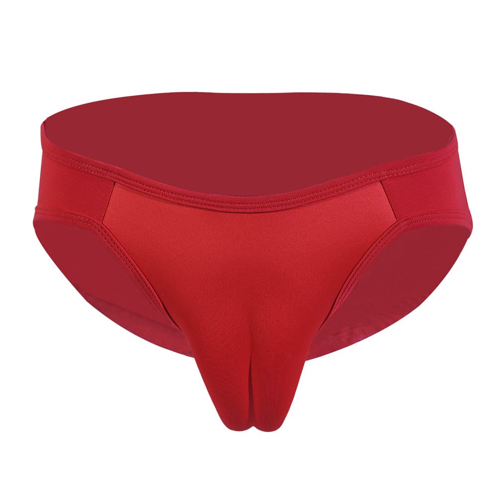 Seamless One-Piece Hidden JJ Underwear for Crossdresser CD Men Women Invisible Innerwear Low Waist Cotton Knitted Panties