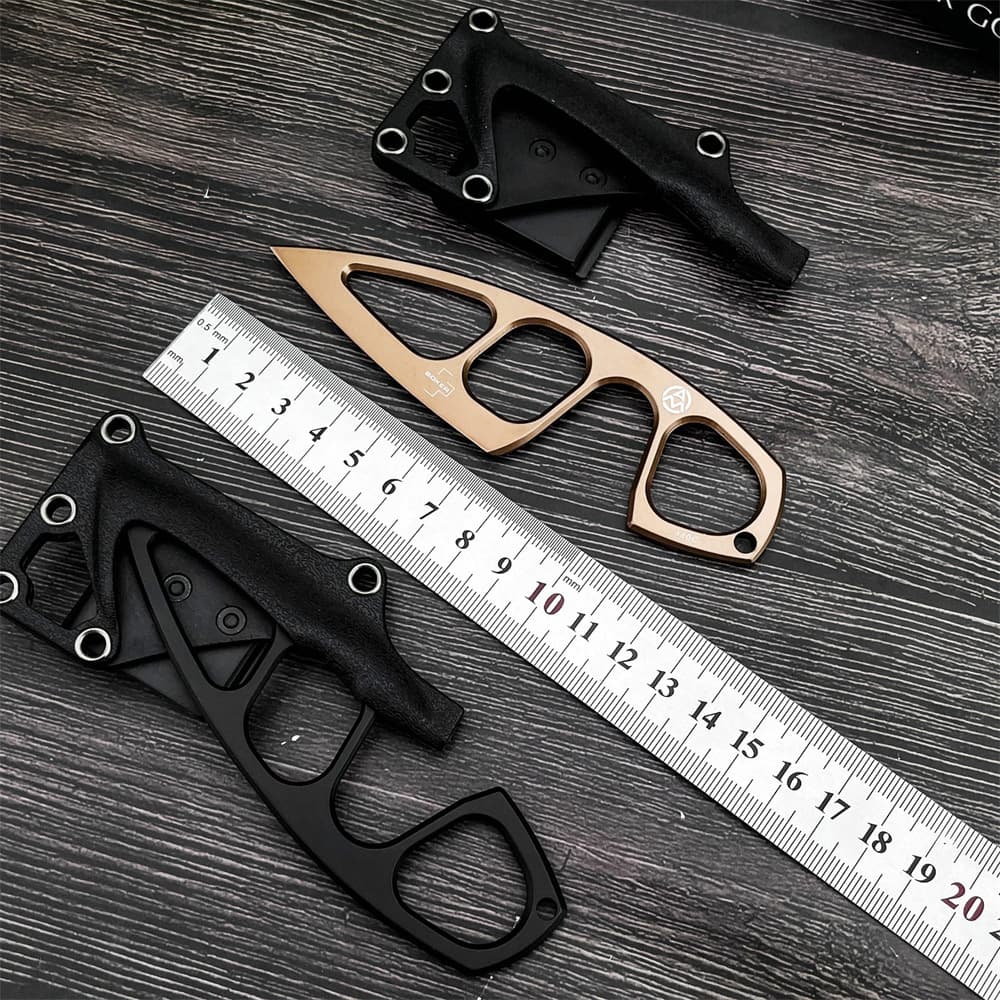 Cross-border Hot Selling Boker Climbing Carabiner Mini Knife Outdoor Self-Defense Small Straight Knife EDC Multifunctional Portable Tool Knife